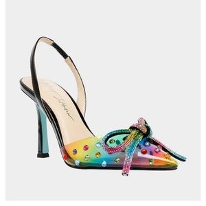 Betsey Johnson Deede Rainbow Heels SZ11